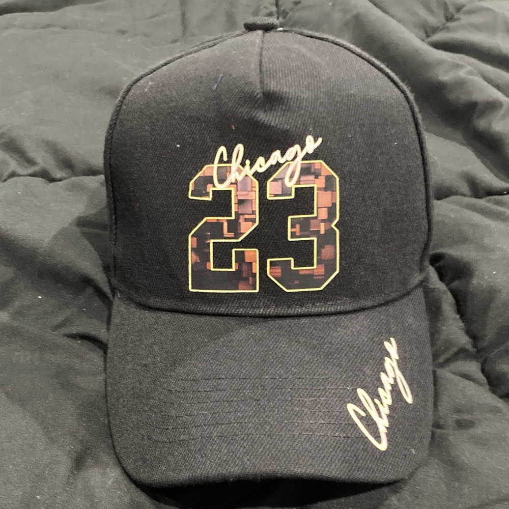 Black Chicago 23 Cap